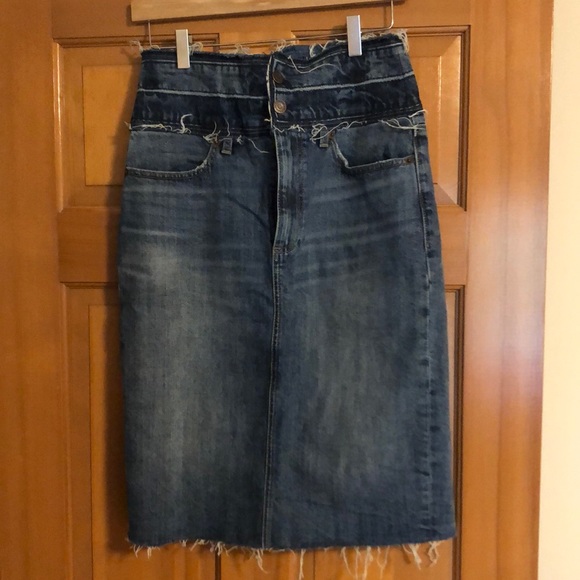 Lucky Brand Skirts Lucky Brand Jean Skirt High Rise Poshmark